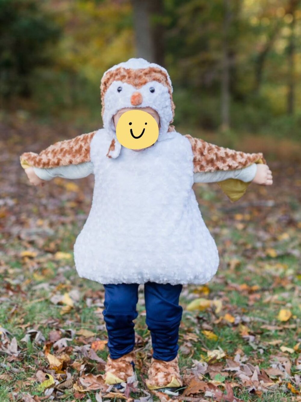 Underwraps Belly Babies Owl Halloween Costume Kids XL 3T 4T